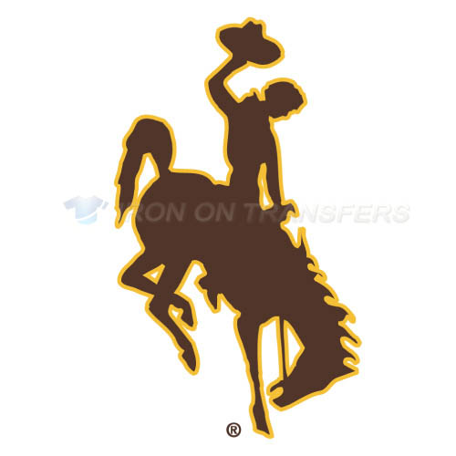 Wyoming Cowboys Logo T-shirts Iron On Transfers N7058 - Click Image to Close